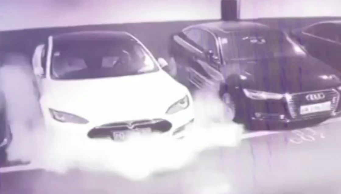 Video Of Parked Tesla Car Exploding Will Be Investigated By