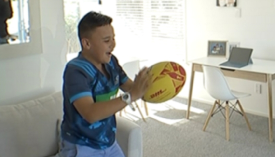 11yo Speechless After Being Picked For Rugby World Cup