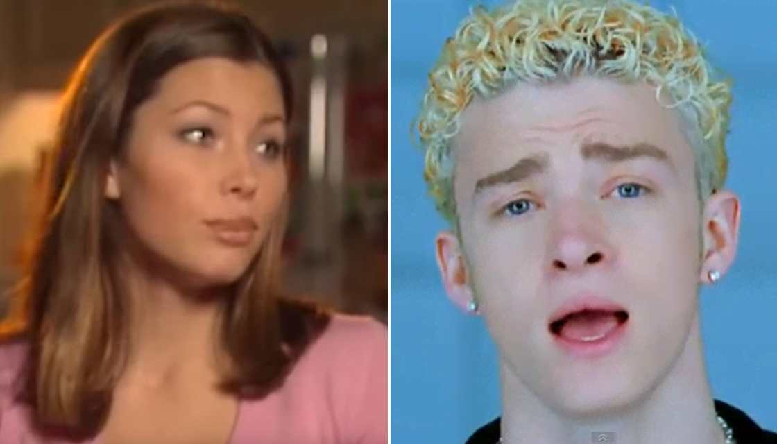 Please Enjoy This Video Of Jessica Biel Shading Justin Timberlake S Band Nsync In The 90s Newshub