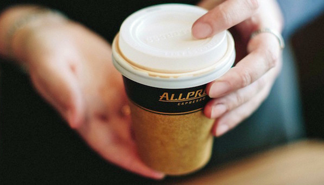 Allpress Reusable Coffee Cup  Environmentally Friendly Bioplastic