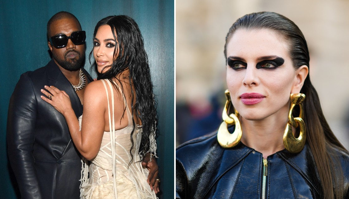 Kanye West begs Kim Kardashian to take him back on Instagram as Julia Fox  insists 'he's with me now' | Newshub