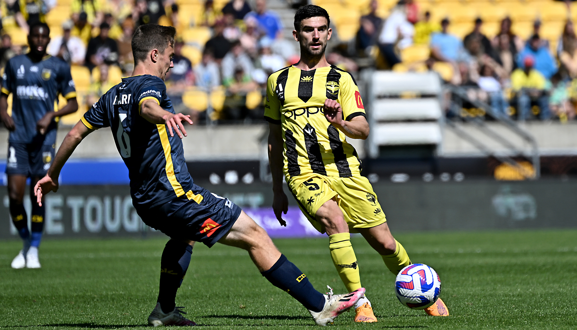 A-League - Phoenix v Central Coast Mariners at Sky Stadium, Wellington