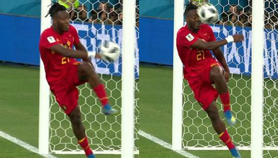 Football World Cup Michy Batshuayi Kicks Ball Into His Own Face During Celebration Newshub