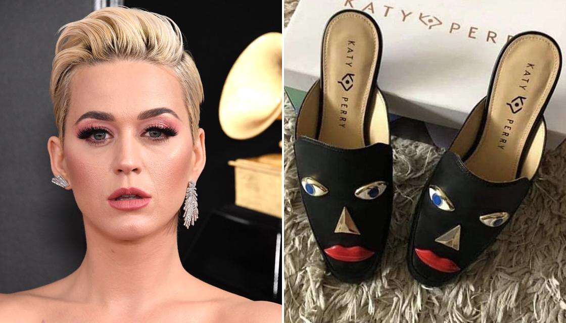 katy perry shoes racist