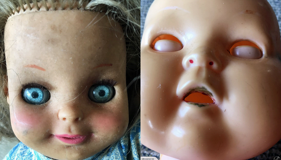 creepy doll collection