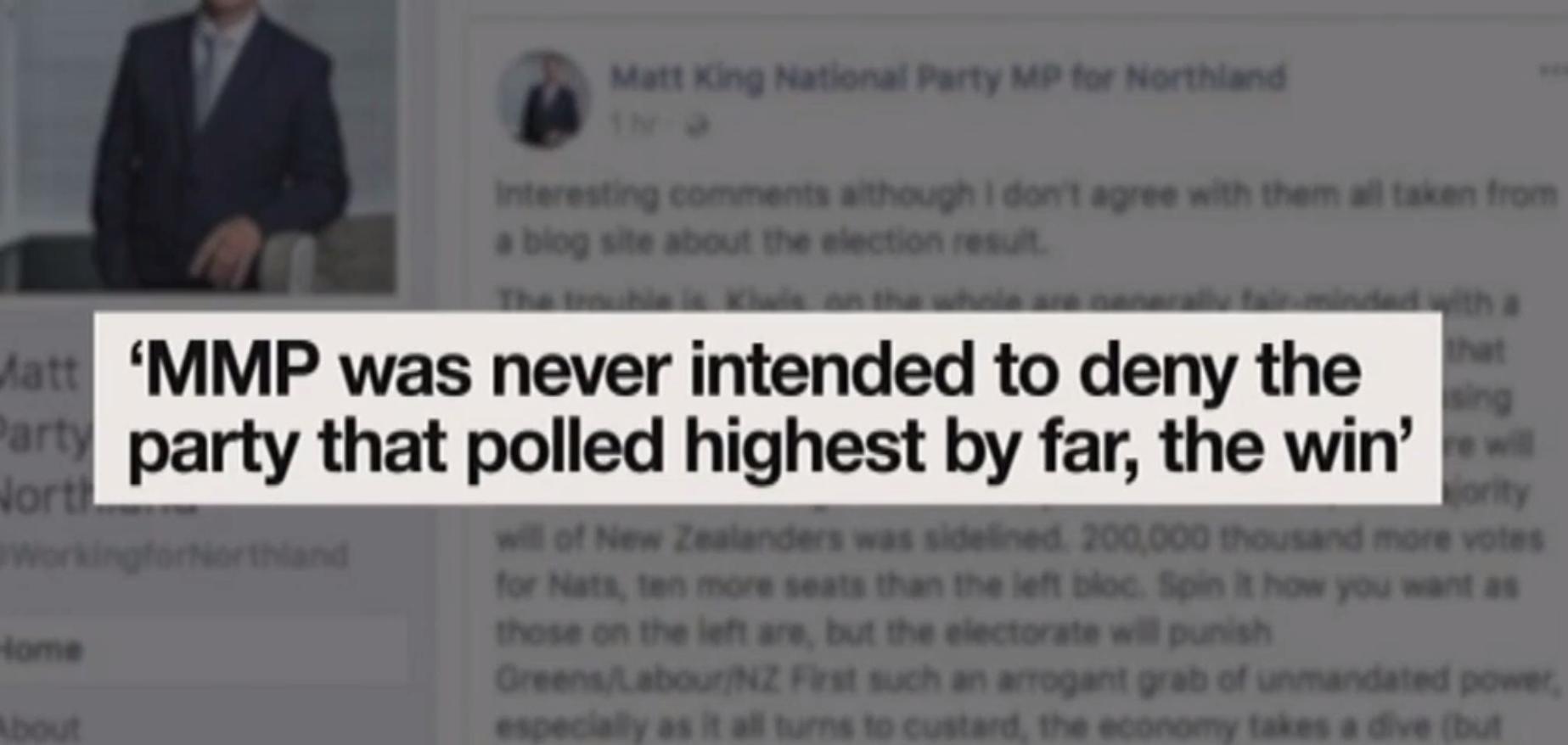 Mmp Attacked Online After Coalition Formed Newshub - 