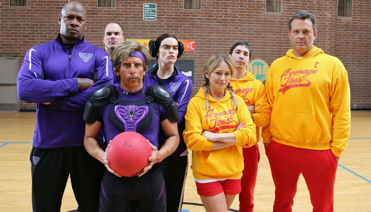 DodgeBall Cast Reunites For Charity Video Newshub   Dodgeball Reunion Stiller Foundation 1120 