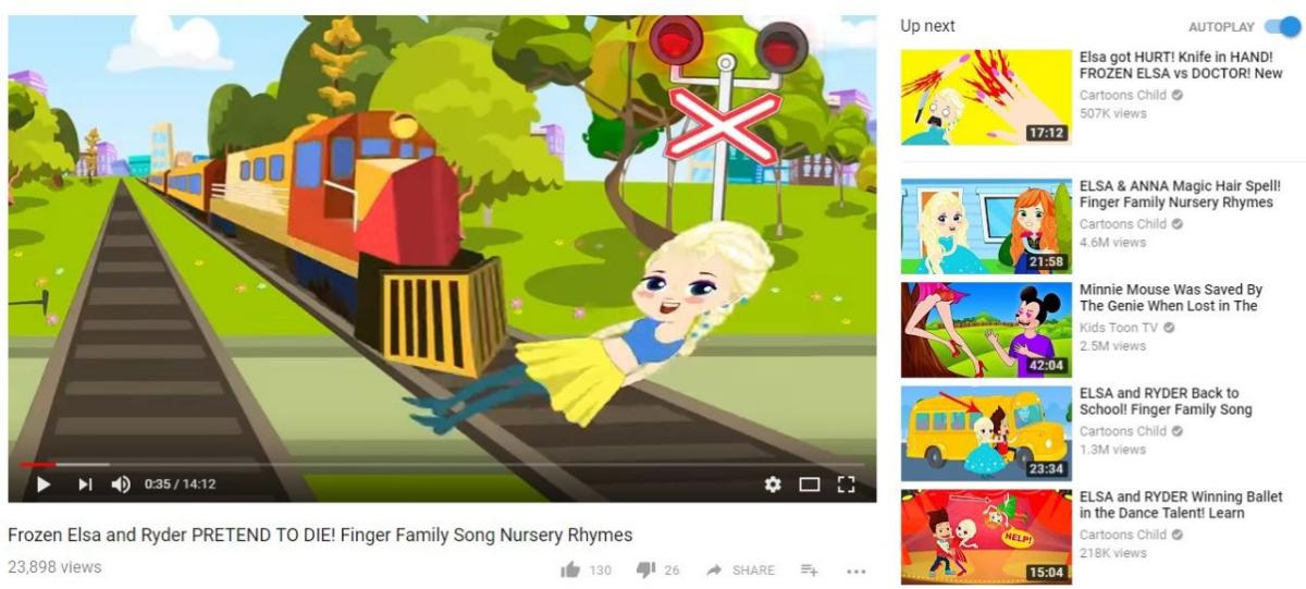 Elsagate The Disturbing Youtube Trend That Might Be Terrifying Your 