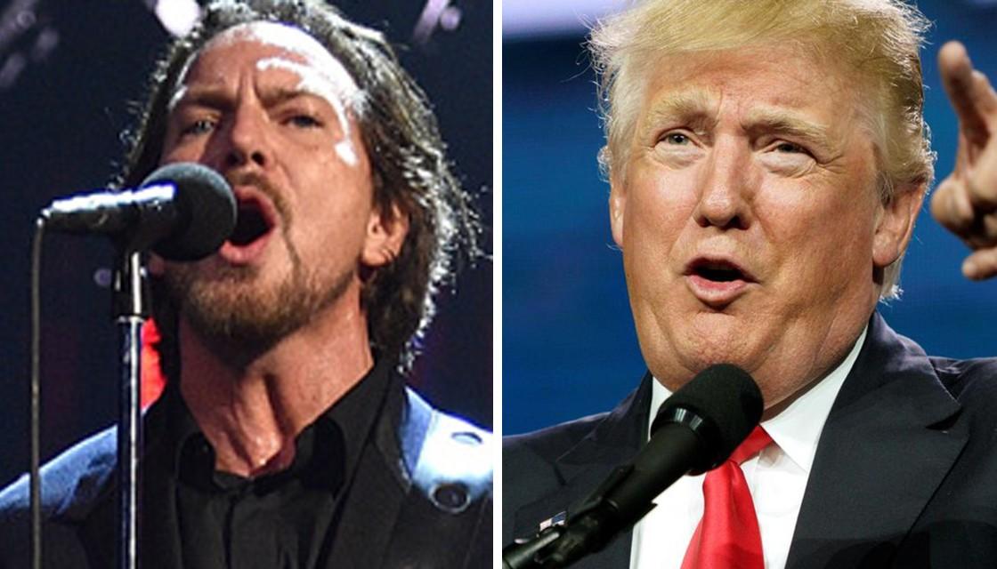 Pearl Jam Kill Trump and Burn the White House on Concert Poster