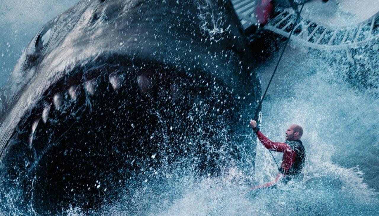 Review The Meg stars world's biggest prehistoric shark Newshub