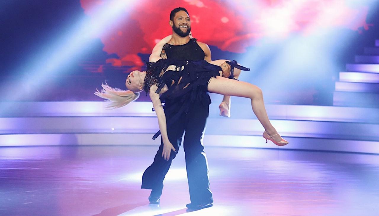 Warriors star Manu Vatuvei choreographs final dramatic dance on Dancing