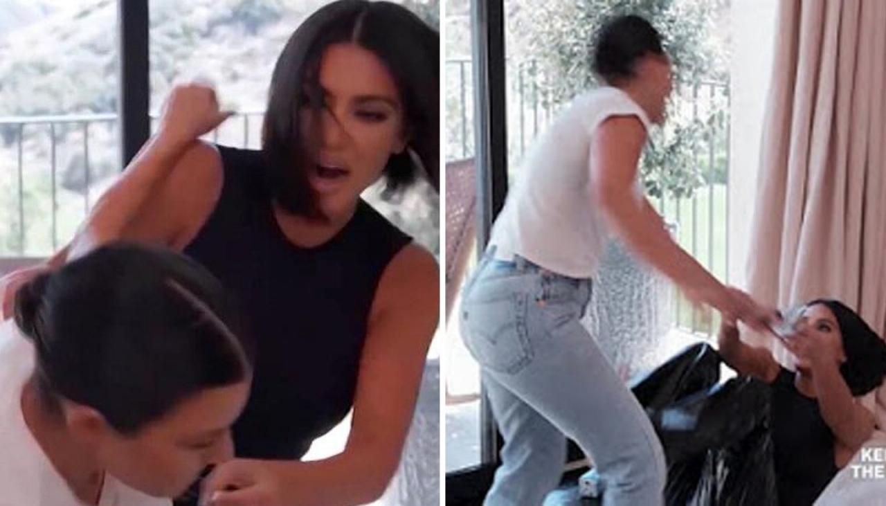 Kim Y Kourtney Kardashian Se Golpean En En Pleno Reality Show Mujer