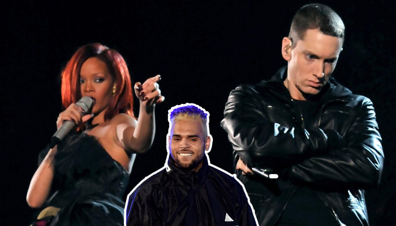 Eminem Apologises To Rihanna In New Song For Saying He Would Side With Chris Brown Newshub