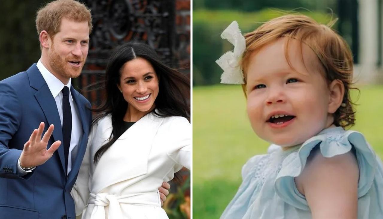 Harry and Meghan release Lilibet's first birthday photo | Newshub