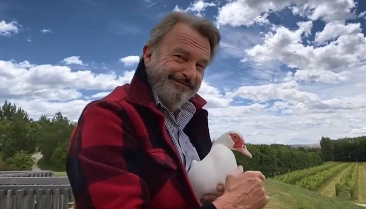 Sam Neill says he has 'never felt better' months on from blood