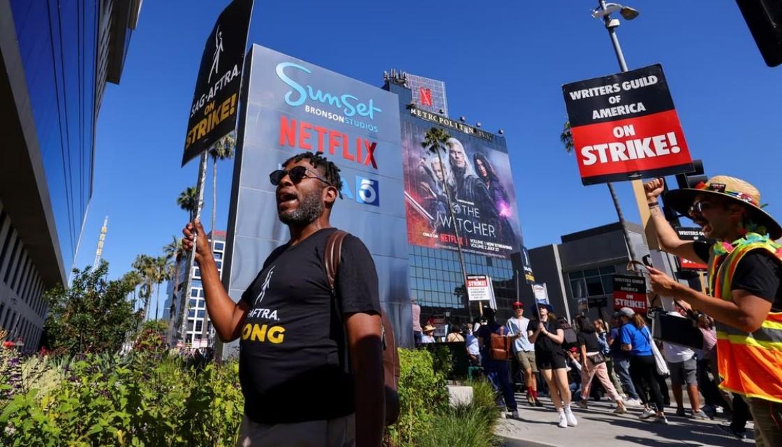 Hollywood actors, writers take to picket lines over wages, artificial