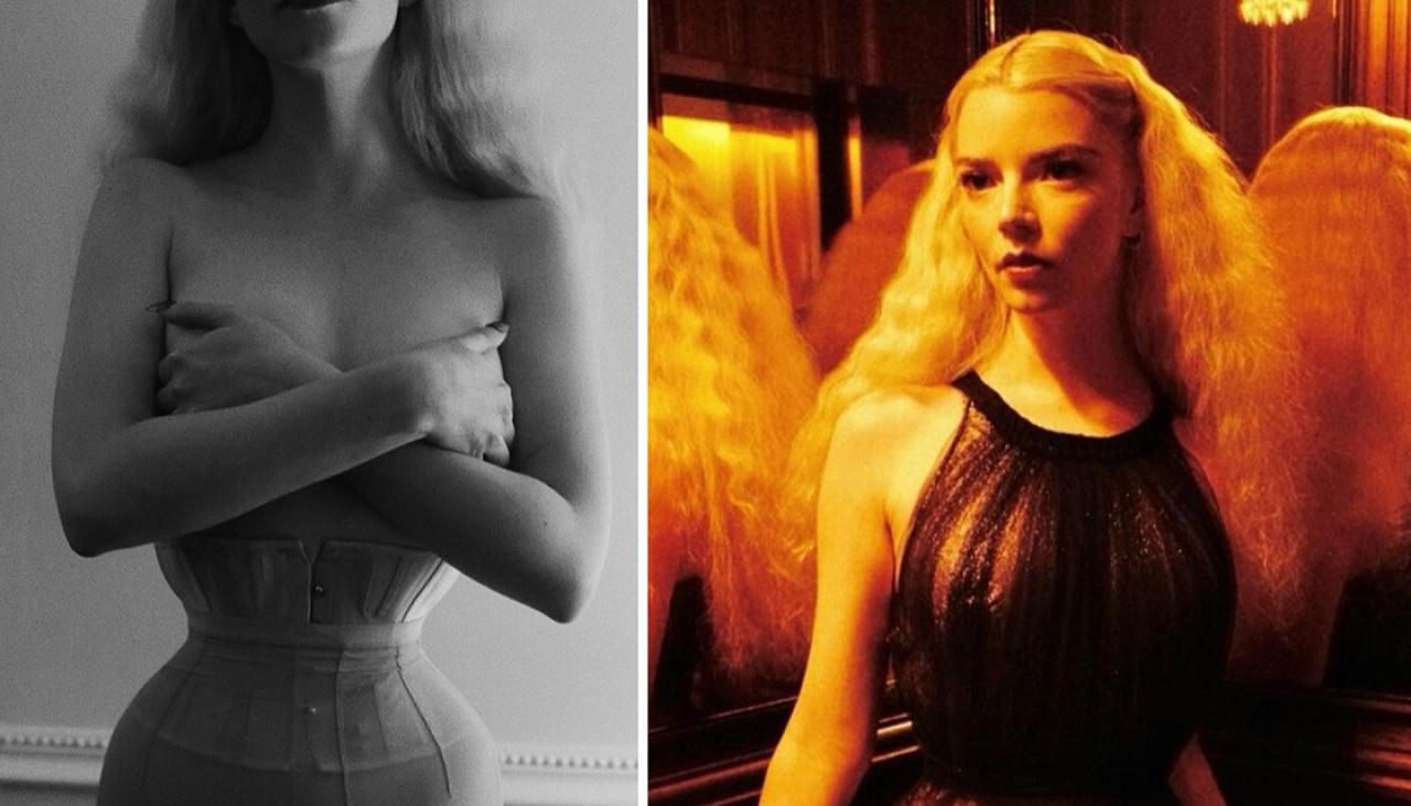 Anya Taylor-Joy sparks fury with topless, waist-cinching corset photo:  'Starvation inspo