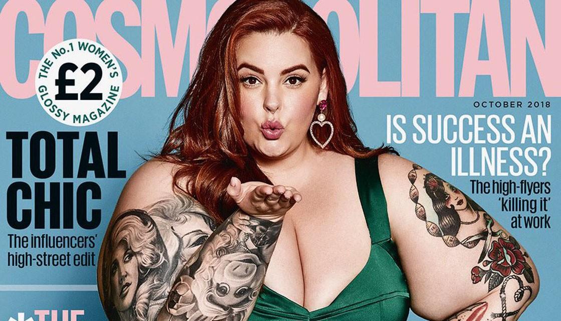 Plus Size Model Tess Hollidays Cover Of Cosmopolitan Creates