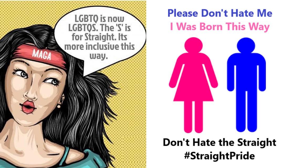 'It's great to be straight' US group campaigns for Straight Pride