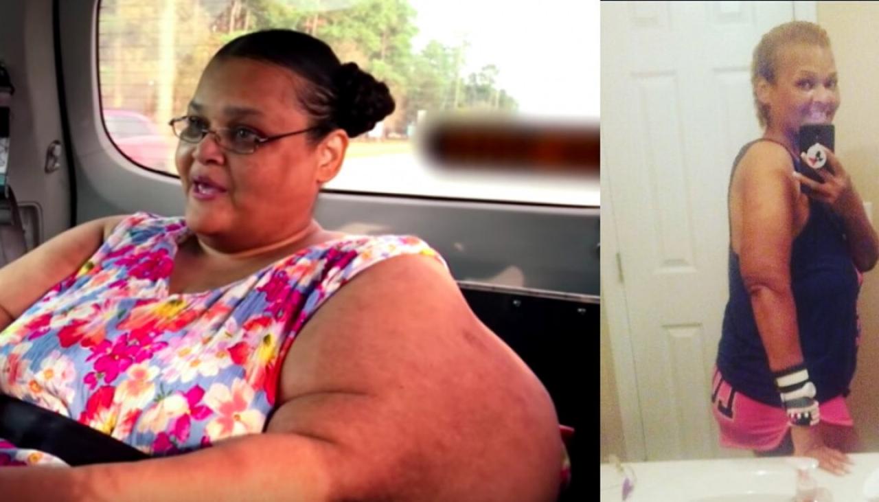 Pictures show US woman Milla Clark's 125kg weight loss ...