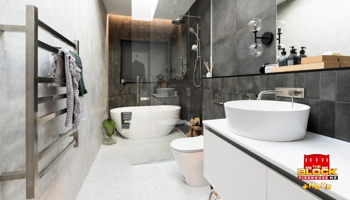 Create the best bathroom designs like those seen on The Block NZ 2019 ... - Sophia+(2)