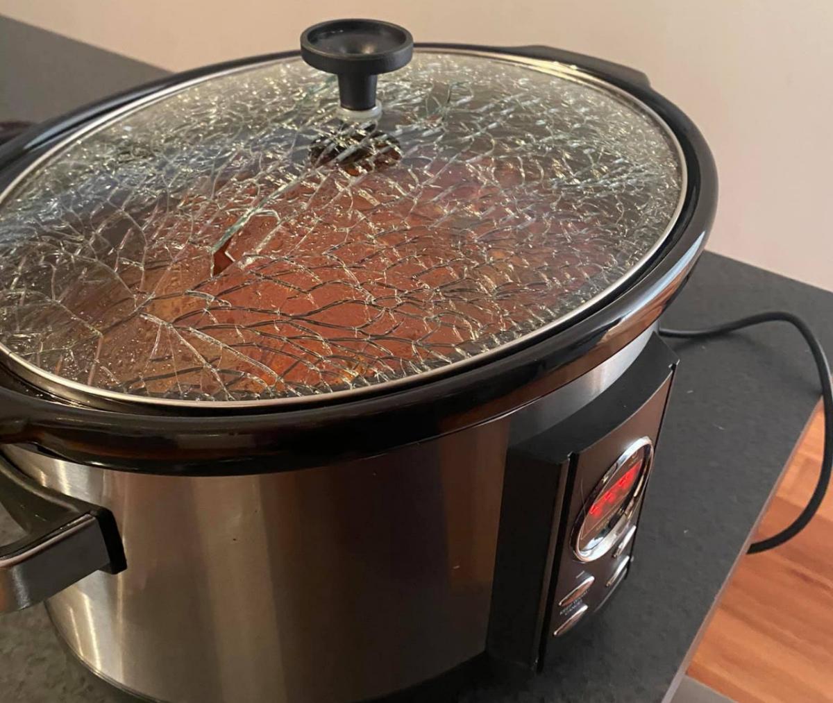 Aussie woman comes home to find Kmart slow cooker shattered from