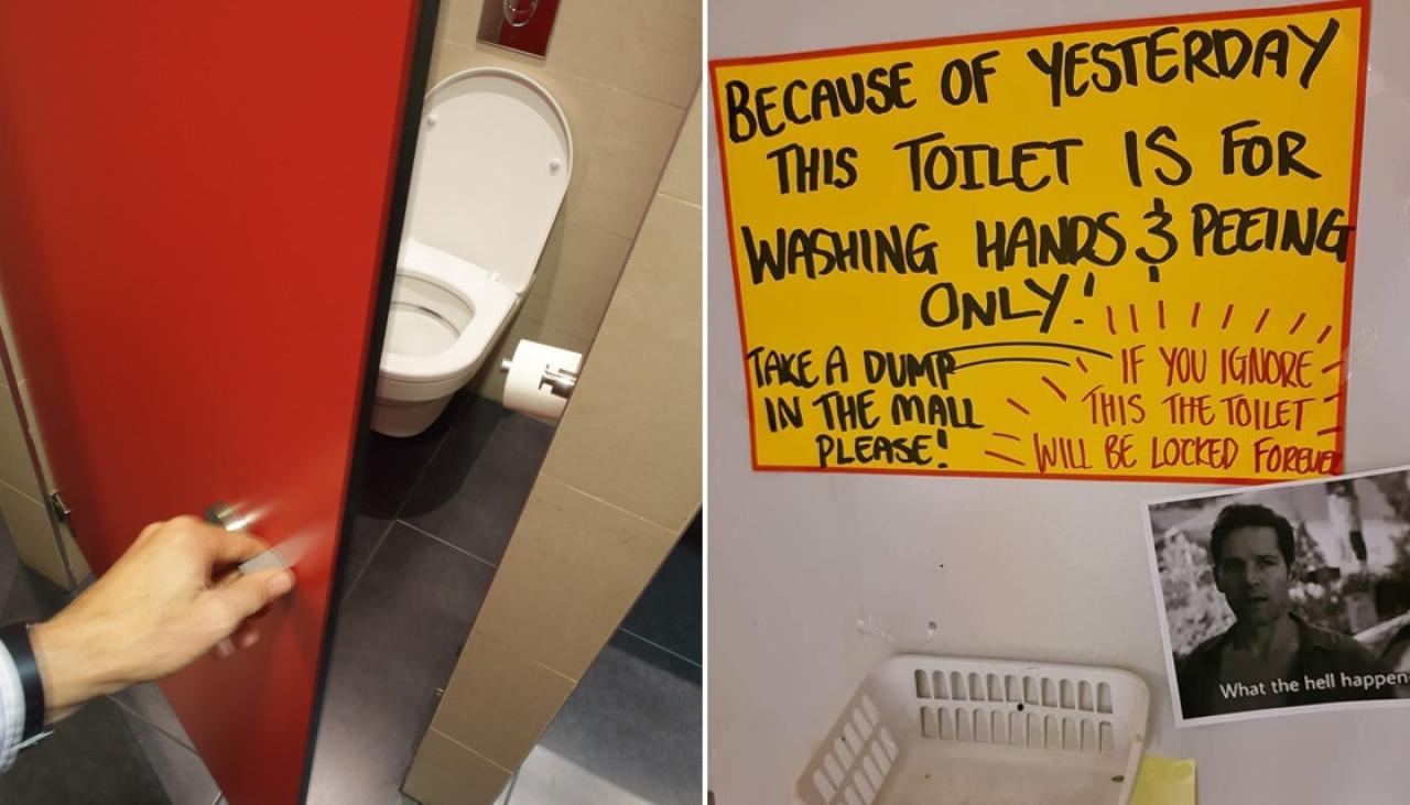 Workplace bans 'number twos' in toilets, stipulates 'washing hands and ...