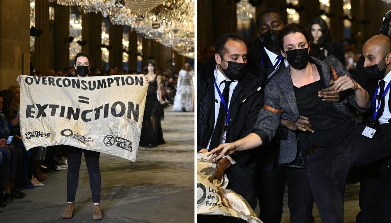 A Climate Activist Walked in the Louis Vuitton Fashion Show - The New York  Times
