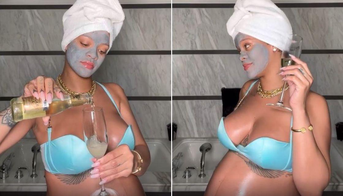 Rihanna's Morning Skincare Routine