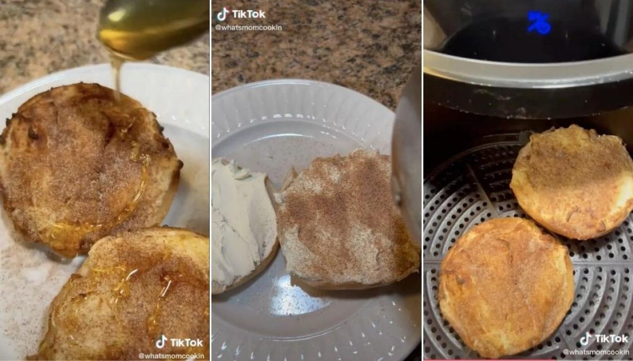 I Tried The Viral TikTok Bagel Air Fryer Recipe