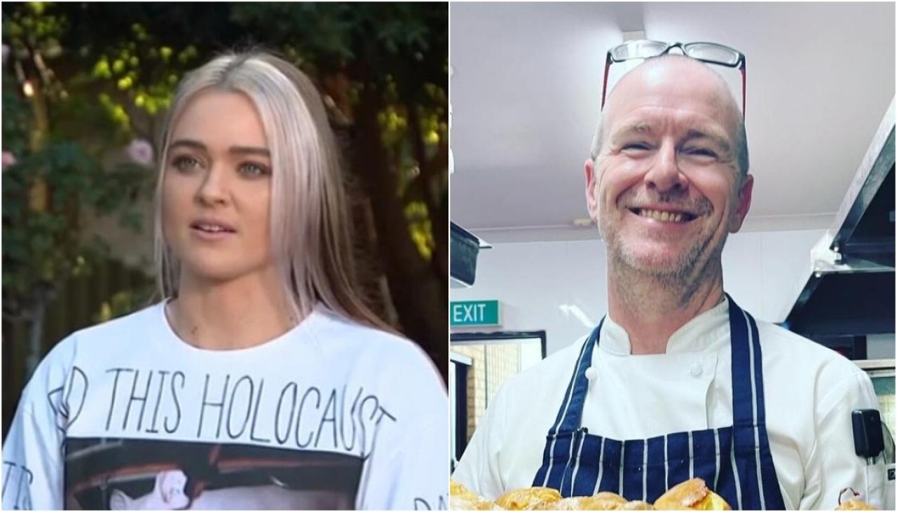 Notorious Perth vegan Tash Peterson disrupts KFC with bloody protest