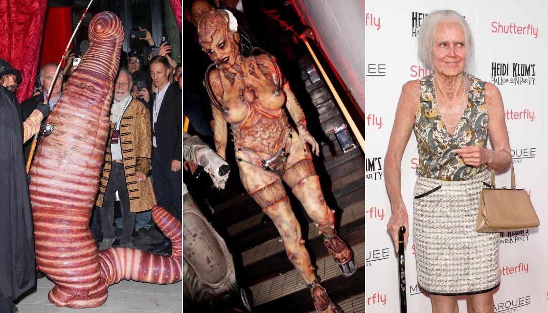 Heidi Klum dresses up as Michael Jackson's Thriller werewolf for