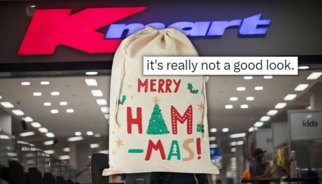 Kmart Australia Pulls 'Merry Ham-Mas' Christmas Bag After Jewish