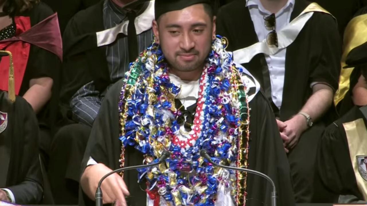 Video AUT student's graduation speech an online hit Newshub