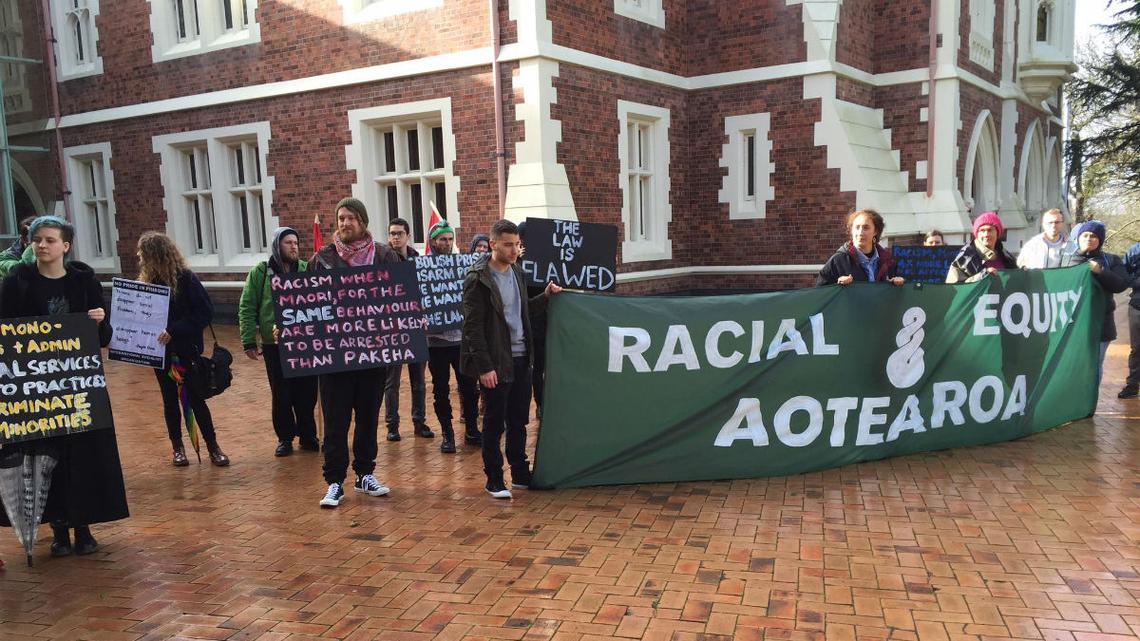 'Racist' High Court Targeted By Protesters | Newshub