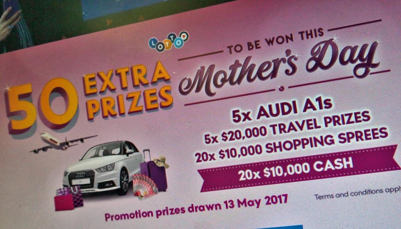 lotto nz mothers day prizes