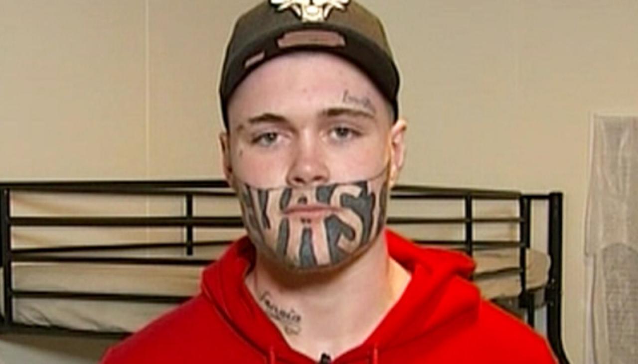 Mark Cropp to keep 'DEVAST8' facial tattoo | Newshub