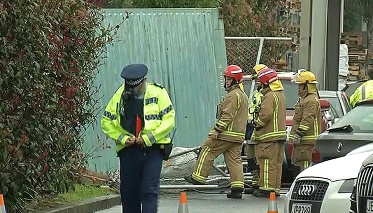 Man Dead After Being Crushed By Container In Auckland | Newshub