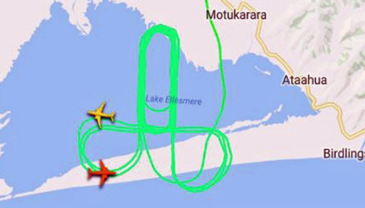 penis pattern giant sky flying regular plane zealand newshub mapped par