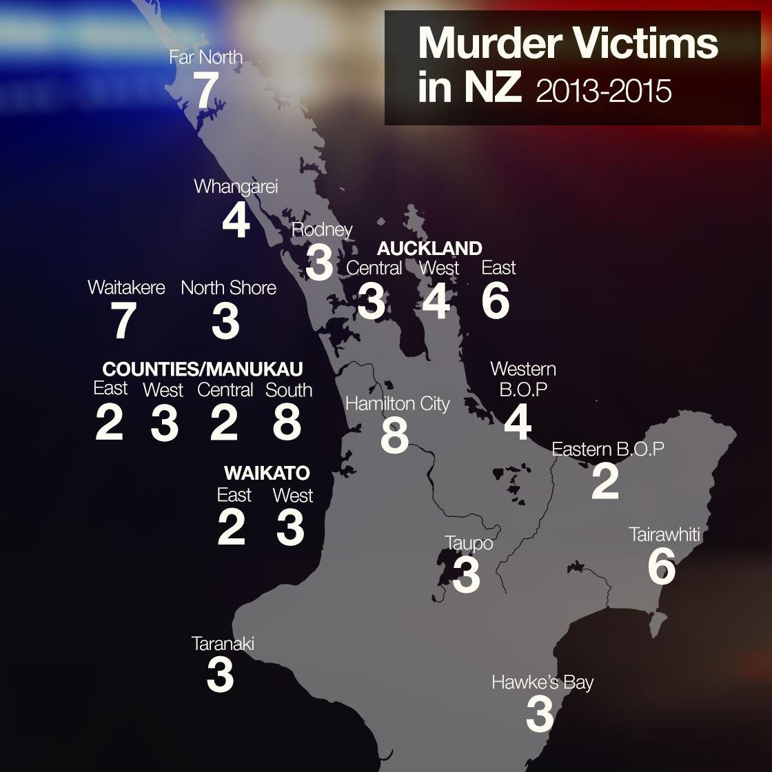 Official New Zealand murder map revealed Newshub