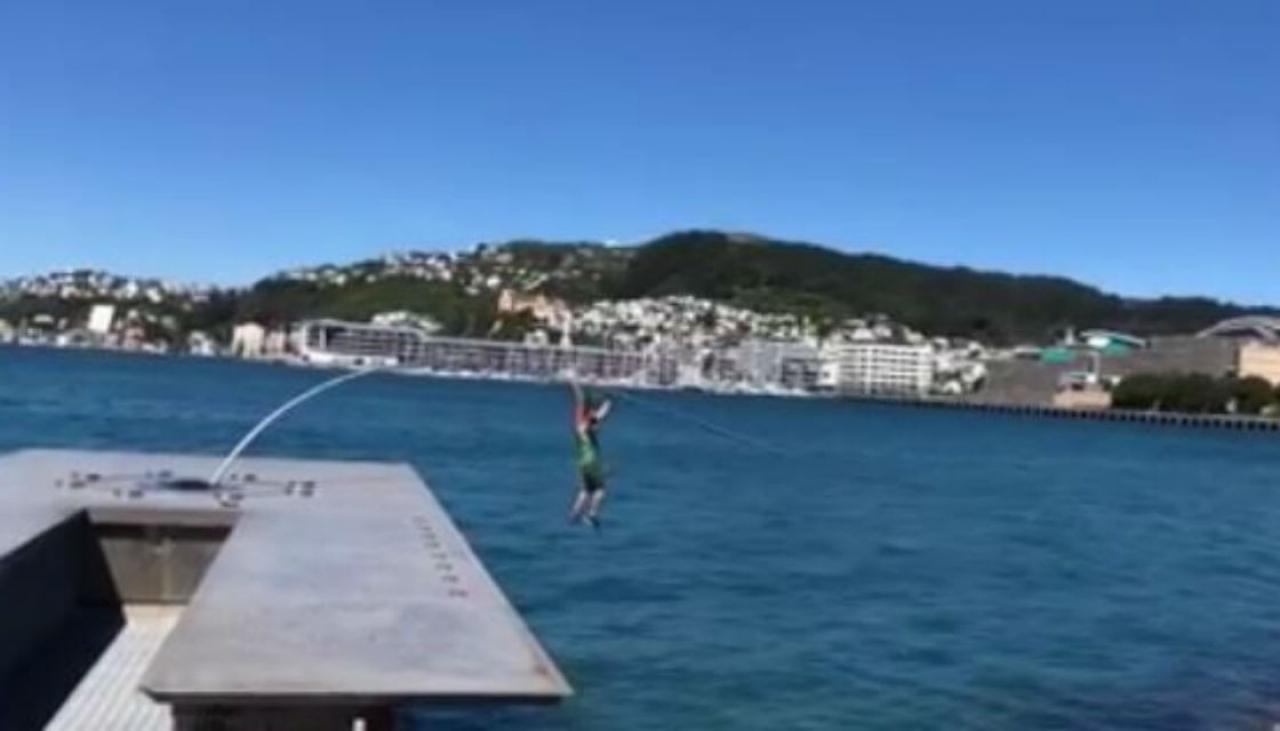 Man Breaks Wellington Sculpture By Swinging On It Newshub