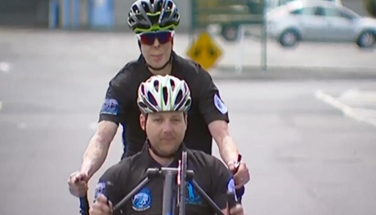 Injured veterans cycle length of New Zealand for charity | Newshub