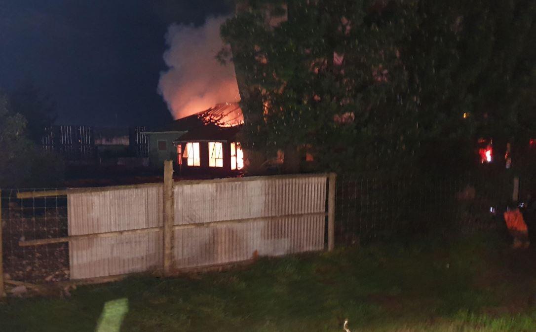 Pictures show ferocious fire engulf Christchurch house Newshub