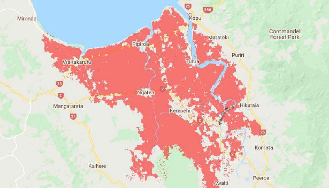 Alarming map shows the devastation rising sea levels could cause in New Zealand  Newshub