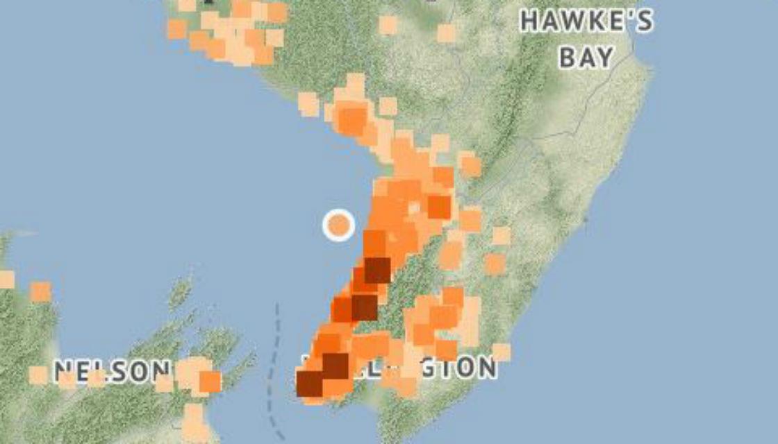 Earthquake strikes outside Levin, shaking Wellington Newshub