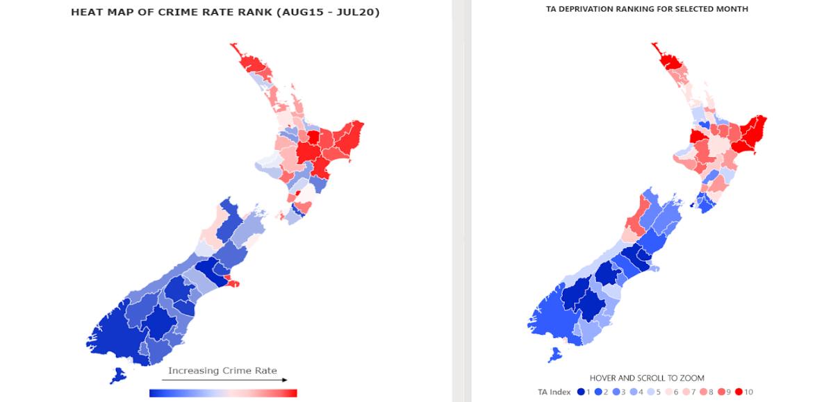 Rotorua has highest level of crime in New Zealand, Selwyn the lowest