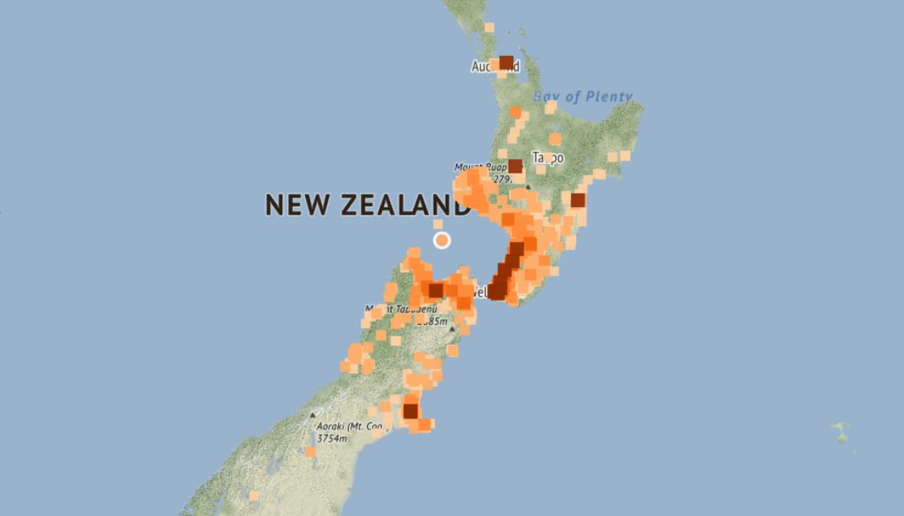 Magnitude 5.5 earthquake strikes central New Zealand