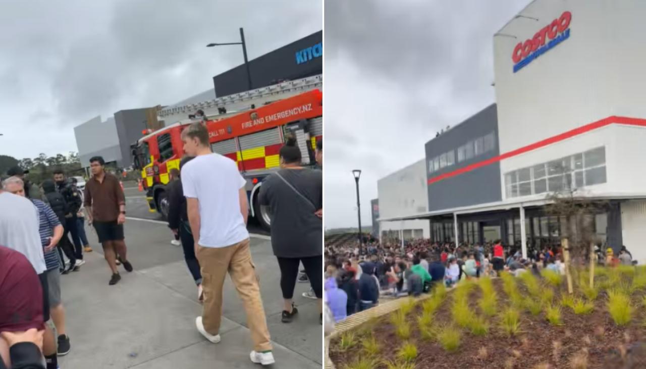 Hundreds evacuate Auckland's Costco after commercial oven trips fire