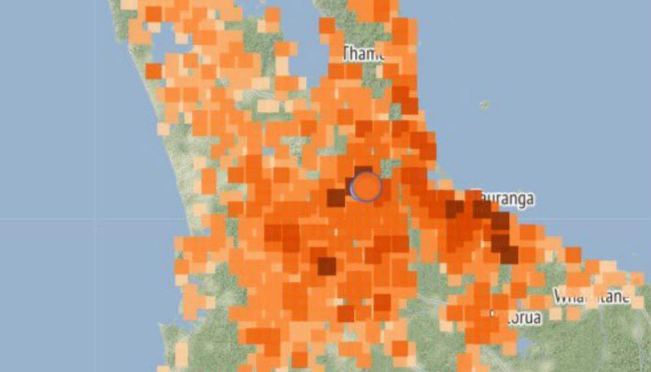 An earthquake shakes the Upper North Island