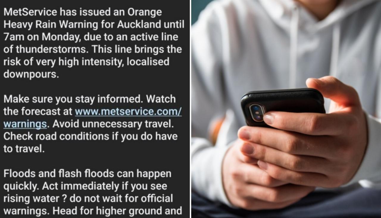 Weather Aucklanders react to emergency alert for potential 'extremely